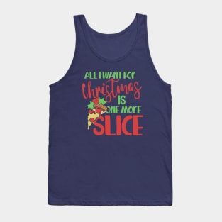 Pizza Christmas humor Tank Top